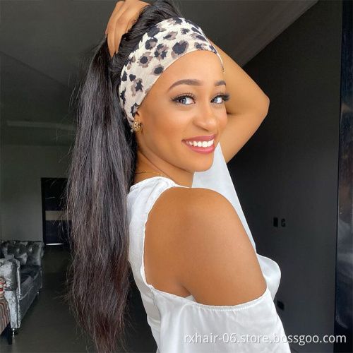 Wholesale Headband Wig Human Hair For Black Women, Remy Human Hair Headband Wig,Headband Kinky Ponytail Human Hair Wig